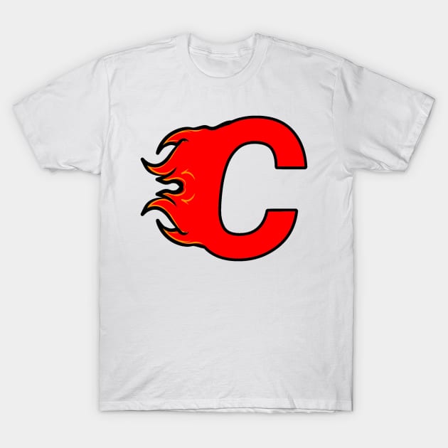 Calgary flames nhl T-Shirt by Cahya. Id